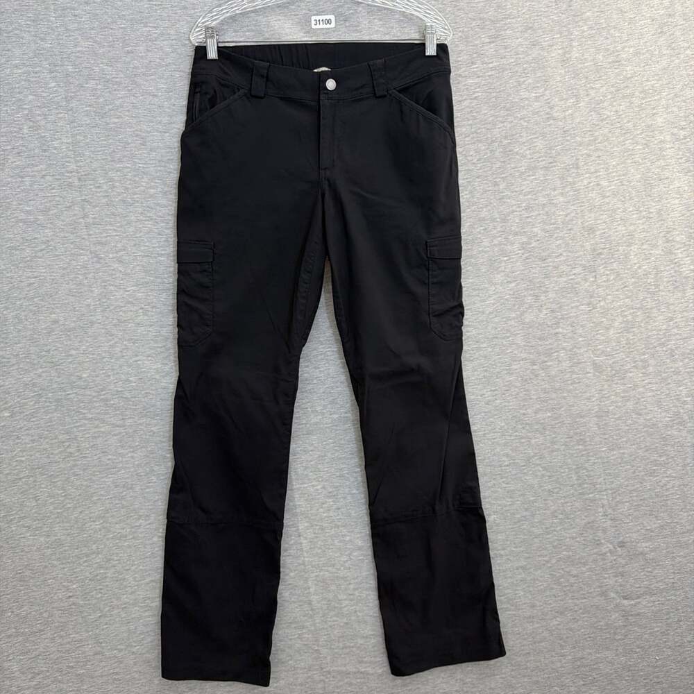 Duluth Trading Women's Size 10x33 Black Nylon Dry On The Fly Straight Pants